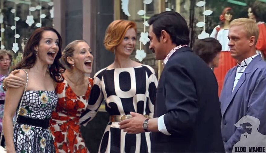 60 Funny Edits This Artist Created By Mixing Russian And Hollywood Pop Culture