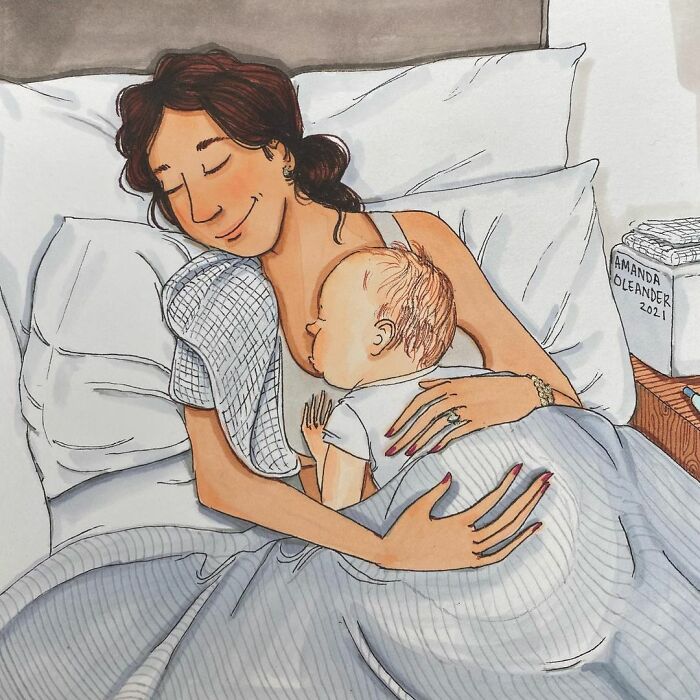 Artist Created Wholesome But Honest Illustrations About Pregnancy And Giving Birth Artist Created Wholesome But Honest Illustrations About Pregnancy And Giving Birth