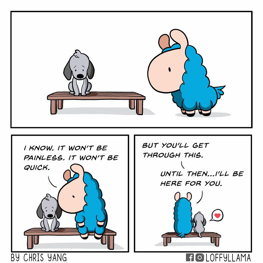 My 23 New Wholesome And Positive Comics About A Blue Llama My 23 New Wholesome And Positive Comics About A Blue Llama
