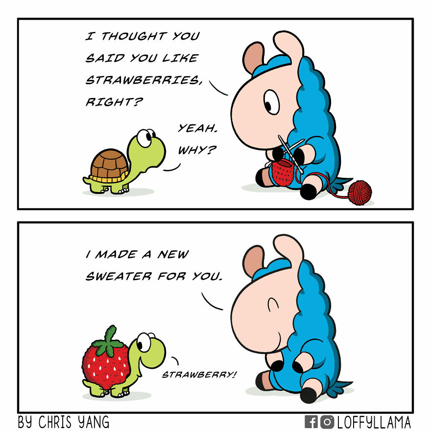 My 23 New Wholesome And Positive Comics About A Blue Llama My 23 New Wholesome And Positive Comics About A Blue Llama