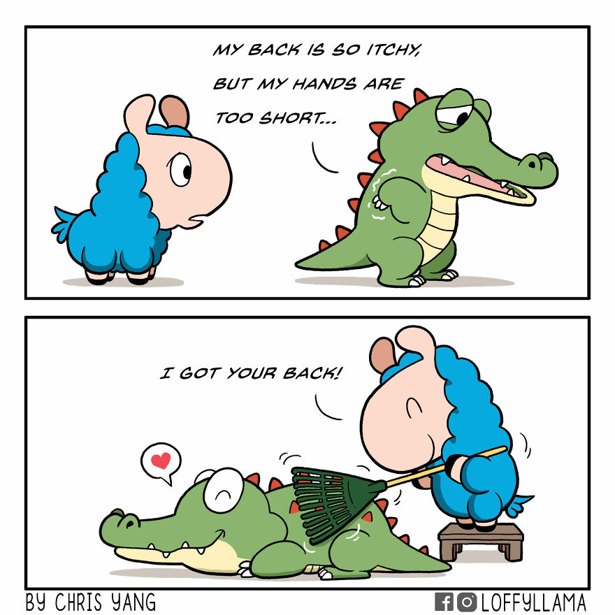 My 23 New Wholesome And Positive Comics About A Blue Llama My 23 New Wholesome And Positive Comics About A Blue Llama