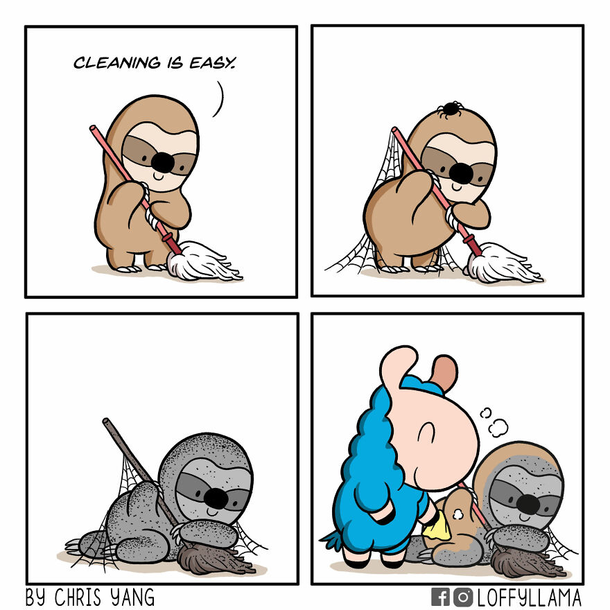 My 23 New Wholesome And Positive Comics About A Blue Llama My 23 New Wholesome And Positive Comics About A Blue Llama