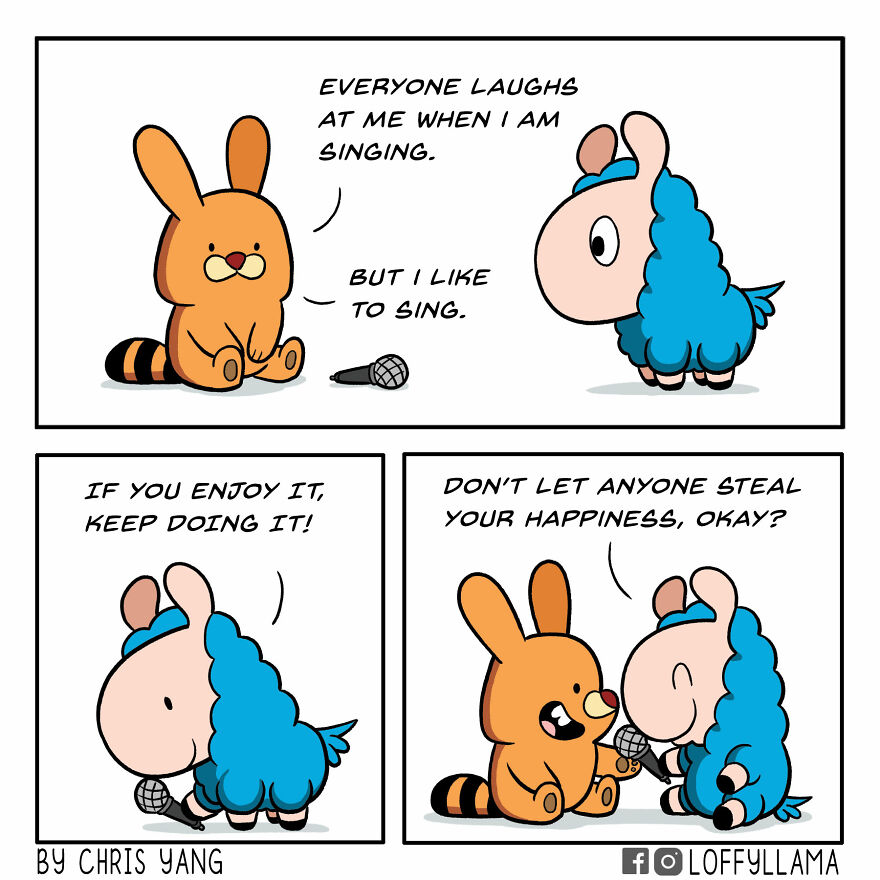 My 23 New Wholesome And Positive Comics About A Blue Llama My 23 New Wholesome And Positive Comics About A Blue Llama