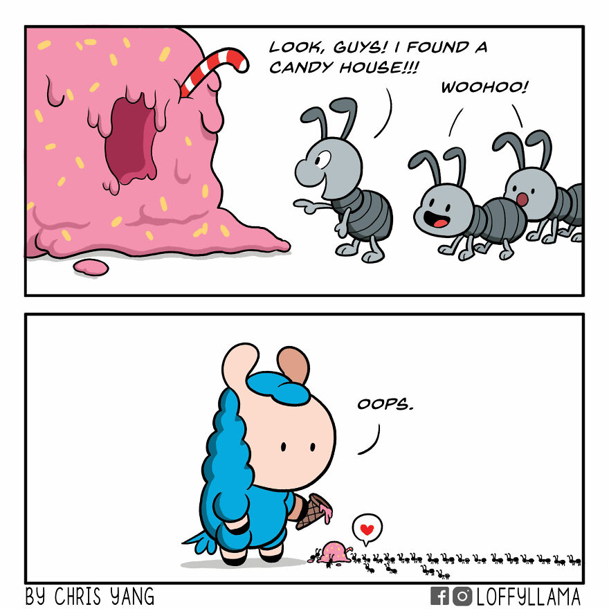 My 23 New Wholesome And Positive Comics About A Blue Llama My 23 New Wholesome And Positive Comics About A Blue Llama