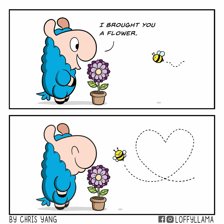 My 23 New Wholesome And Positive Comics About A Blue Llama My 23 New Wholesome And Positive Comics About A Blue Llama