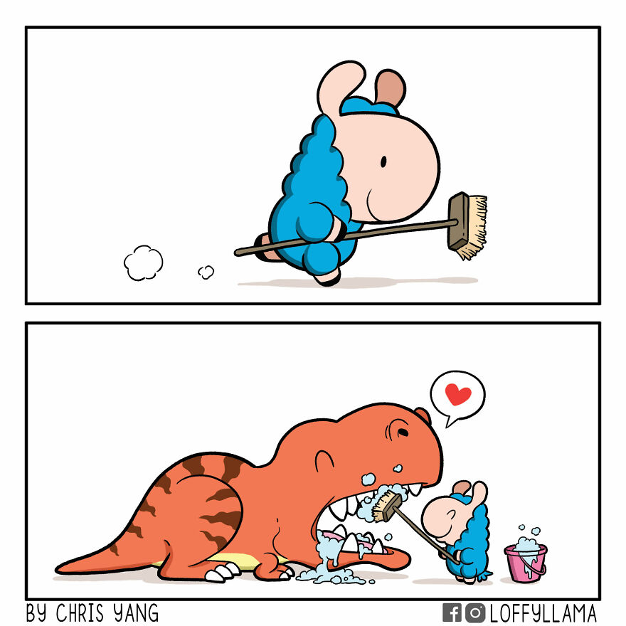 My 23 New Wholesome And Positive Comics About A Blue Llama My 23 New Wholesome And Positive Comics About A Blue Llama