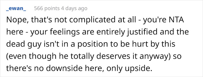 Woman Throws A “Death-Day” Party After Learning Her Stalker That’s Been Tormenting Her For Years Is Dead, Gets Called Out Woman Throws A “Death-Day” Party After Learning Her Stalker That’s Been Tormenting Her For Years Is Dead, Gets Called Out