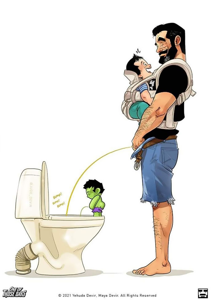 The Devir Family Welcomed Their Son Into The World, Here&#8217;s How It&#8217;s Going In 17 Funny Comics