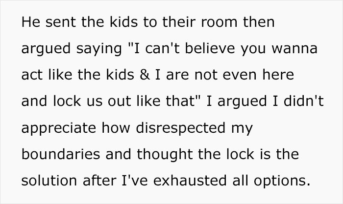 Unemployed Husband Keeps Interrupting His Working Wife With Requests And Chores, So She Installs A Lock, Sparks Family Drama Unemployed Husband Keeps Interrupting His Working Wife With Requests And Chores, So She Installs A Lock, Sparks Family Drama