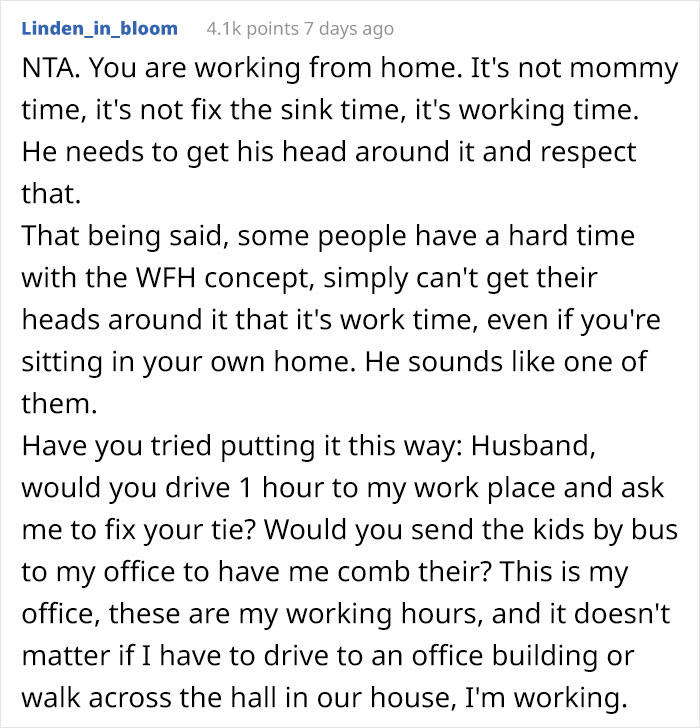 Unemployed Husband Keeps Interrupting His Working Wife With Requests And Chores, So She Installs A Lock, Sparks Family Drama Unemployed Husband Keeps Interrupting His Working Wife With Requests And Chores, So She Installs A Lock, Sparks Family Drama