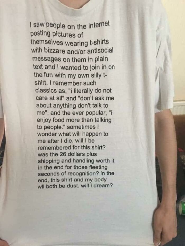 30 Bizarre And Very Specific T-Shirts, As Shared In This Group 30 Bizarre And Very Specific T-Shirts, As Shared In This Group