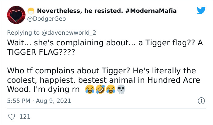 Joyless Karen Is Triggered By A Tigger Flag That Her Neighbor Has, Goes Viral On TikTok Joyless Karen Is Triggered By A Tigger Flag That Her Neighbor Has, Goes Viral On TikTok