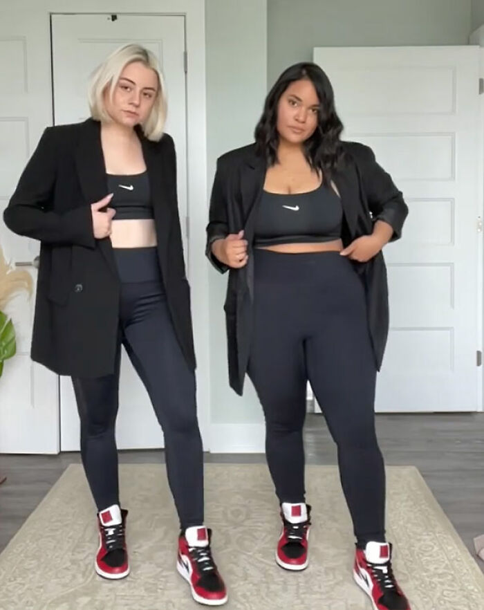Two Friends Demonstrate How The Same Outfit Looks On Their Different Body Types (30 New Pics) Two Friends Demonstrate How The Same Outfit Looks On Their Different Body Types (30 New Pics)