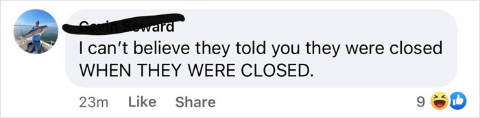 ‘Karen’ Is Furious That A Small Town Restaurant Didn’t Serve Her After Closing Time – Gets Roasted By The Locals ‘Karen’ Is Furious That A Small Town Restaurant Didn’t Serve Her After Closing Time – Gets Roasted By The Locals