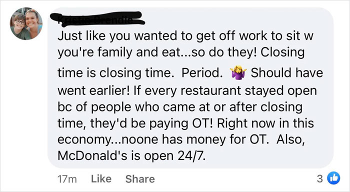 ‘Karen’ Is Furious That A Small Town Restaurant Didn’t Serve Her After Closing Time – Gets Roasted By The Locals ‘Karen’ Is Furious That A Small Town Restaurant Didn’t Serve Her After Closing Time – Gets Roasted By The Locals
