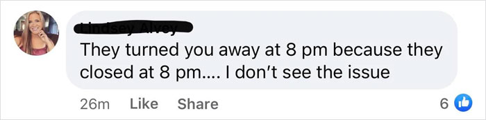 ‘Karen’ Is Furious That A Small Town Restaurant Didn’t Serve Her After Closing Time – Gets Roasted By The Locals ‘Karen’ Is Furious That A Small Town Restaurant Didn’t Serve Her After Closing Time – Gets Roasted By The Locals