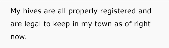 Neighbors Stand Up Against Beekeeper After They Refuse To Give Up Their Hobby For A Neighbor’s Allergic Kid’s Sake Neighbors Stand Up Against Beekeeper After They Refuse To Give Up Their Hobby For A Neighbor’s Allergic Kid’s Sake