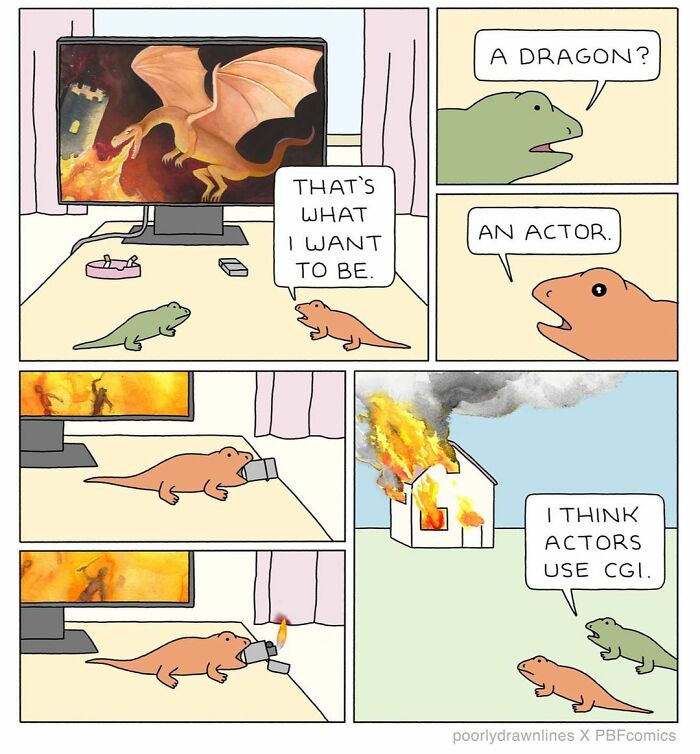 30 Funny Comics With Unexpected Endings By “Poorly Drawn Lines” (New Pics) 30 Funny Comics With Unexpected Endings By “Poorly Drawn Lines” (New Pics)