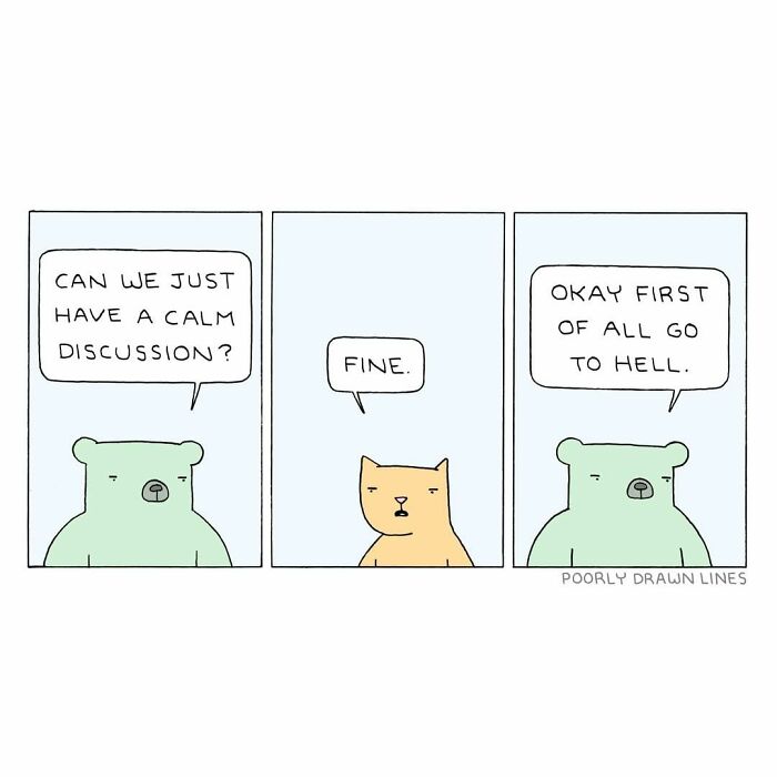 30 Funny Comics With Unexpected Endings By “Poorly Drawn Lines” (New Pics) 30 Funny Comics With Unexpected Endings By “Poorly Drawn Lines” (New Pics)