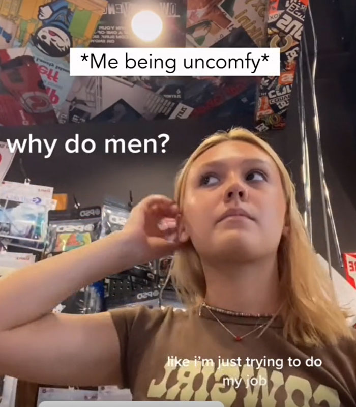 Young Woman Films Her Customer’s Cringy Attempts To Hit On Her At Work Despite Her Not Being Interested, Goes Viral Young Woman Films Her Customer’s Cringy Attempts To Hit On Her At Work Despite Her Not Being Interested, Goes Viral