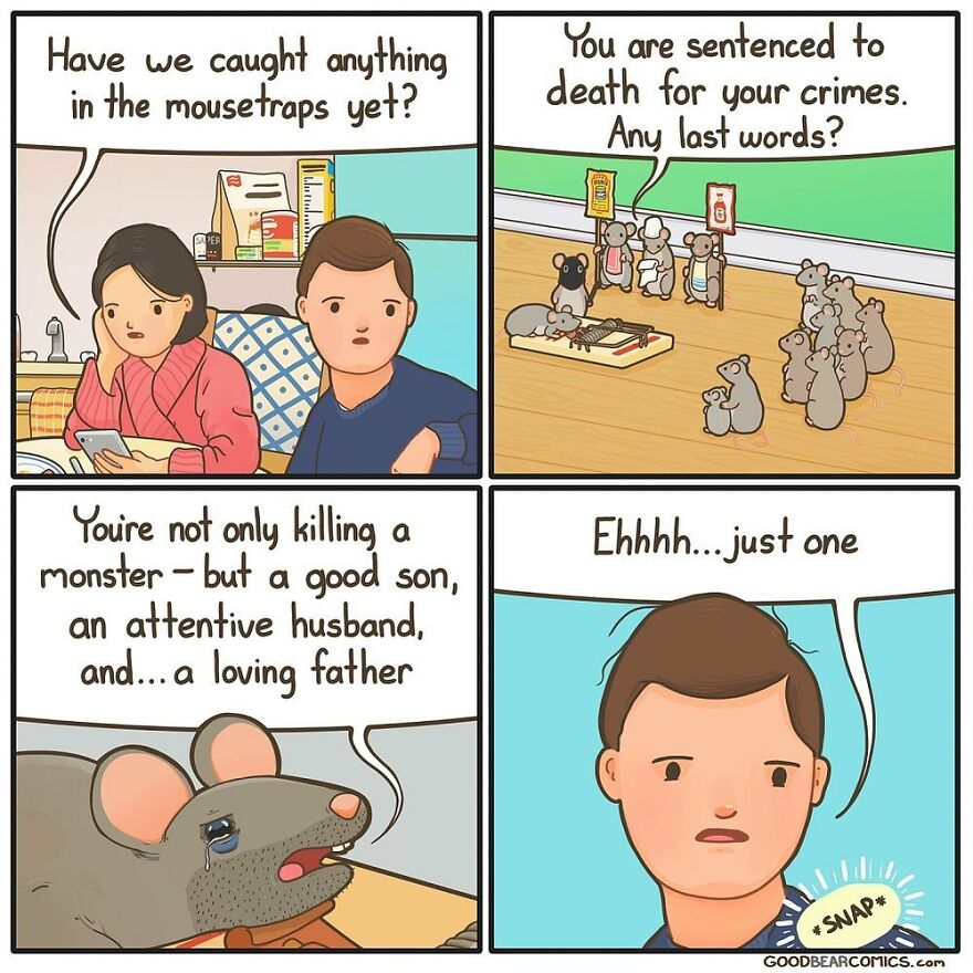 47 Comics People With Dark Humor Will Probably Enjoy By Good Bear Comics (New Pics) 47 Comics People With Dark Humor Will Probably Enjoy By Good Bear Comics (New Pics)