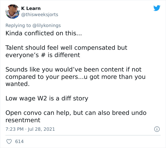 Twitter Thread Starts A Discussion On Sharing What Your Salary Is With Your Peers To Check If The Pay Is Fair Twitter Thread Starts A Discussion On Sharing What Your Salary Is With Your Peers To Check If The Pay Is Fair