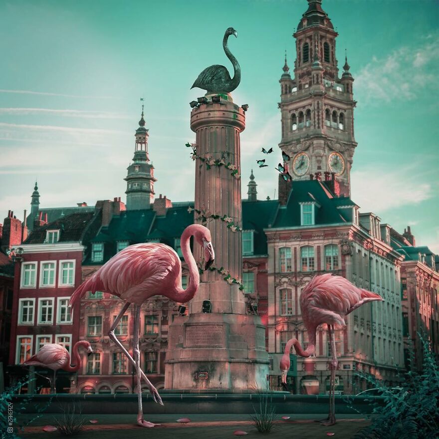 Digital Artist Creates Magical And Surreal Images From Architecture And Fragments Of Nature (55 Pics)