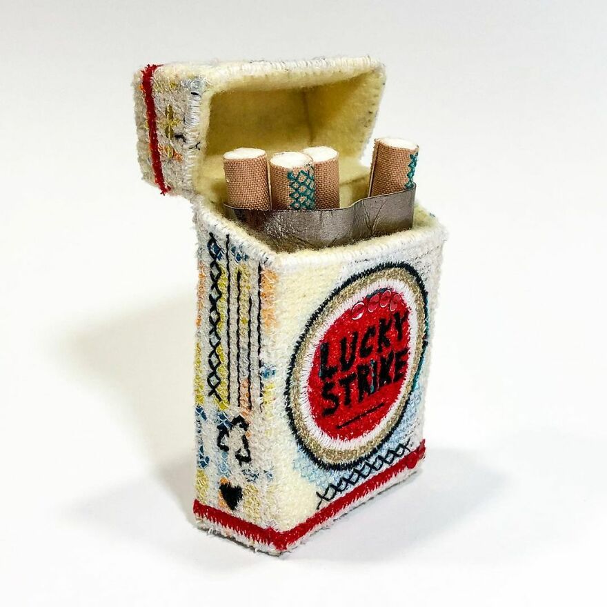 This Artist Crafts Embroidered Felt Sculptures Of Various Products, And Their Looks Might Deceive You (54 Pics) This Artist Crafts Embroidered Felt Sculptures Of Various Products, And Their Looks Might Deceive You (54 Pics)