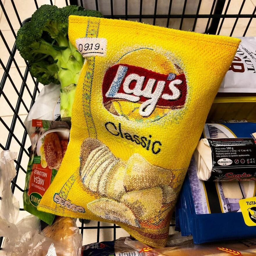 This Artist Crafts Embroidered Felt Sculptures Of Various Products, And Their Looks Might Deceive You (54 Pics) This Artist Crafts Embroidered Felt Sculptures Of Various Products, And Their Looks Might Deceive You (54 Pics)