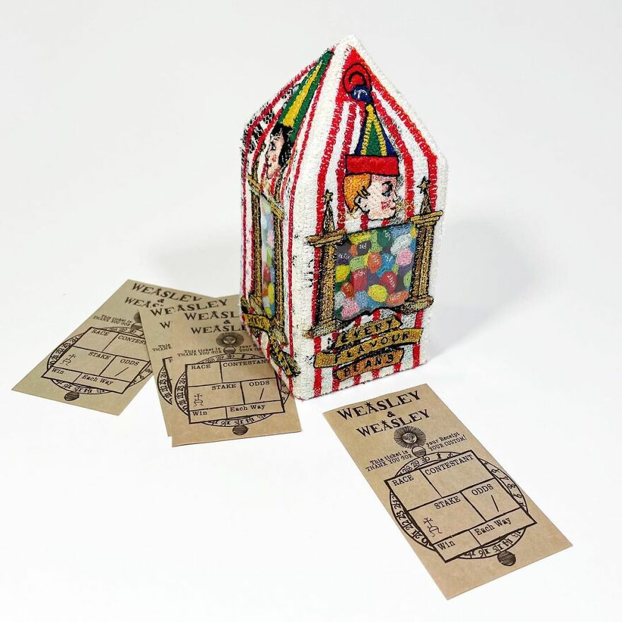 This Artist Crafts Embroidered Felt Sculptures Of Various Products, And Their Looks Might Deceive You (54 Pics) This Artist Crafts Embroidered Felt Sculptures Of Various Products, And Their Looks Might Deceive You (54 Pics)