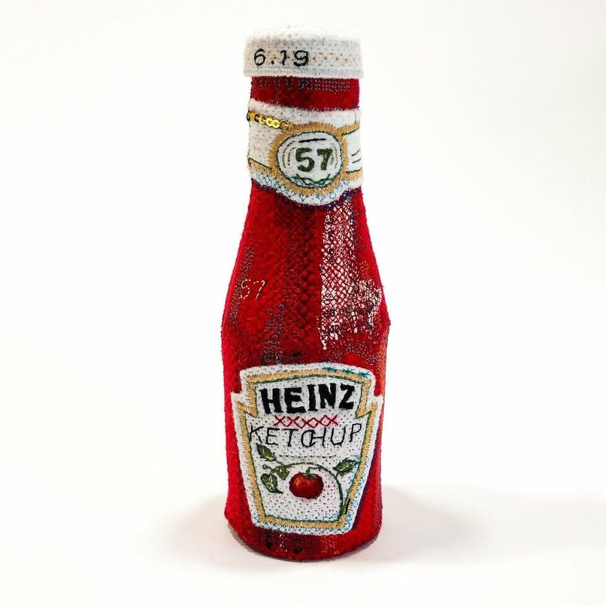 This Artist Crafts Embroidered Felt Sculptures Of Various Products, And Their Looks Might Deceive You (54 Pics) This Artist Crafts Embroidered Felt Sculptures Of Various Products, And Their Looks Might Deceive You (54 Pics)