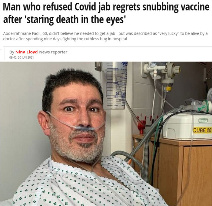 29 Times Anti-Vaxxers Made Headlines For Regretting Not Getting The Vaccine While They Still Could 29 Times Anti-Vaxxers Made Headlines For Regretting Not Getting The Vaccine While They Still Could
