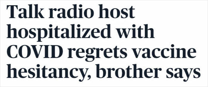 29 Times Anti-Vaxxers Made Headlines For Regretting Not Getting The Vaccine While They Still Could 29 Times Anti-Vaxxers Made Headlines For Regretting Not Getting The Vaccine While They Still Could