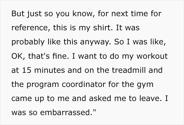 Woman Violates A Gym’s Dress Code By Wearing A Sports Bra, Gets Fat-Shamed By The Staff And Kicked Out Woman Violates A Gym’s Dress Code By Wearing A Sports Bra, Gets Fat-Shamed By The Staff And Kicked Out