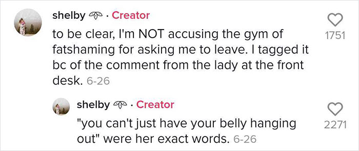 Woman Violates A Gym’s Dress Code By Wearing A Sports Bra, Gets Fat-Shamed By The Staff And Kicked Out Woman Violates A Gym’s Dress Code By Wearing A Sports Bra, Gets Fat-Shamed By The Staff And Kicked Out