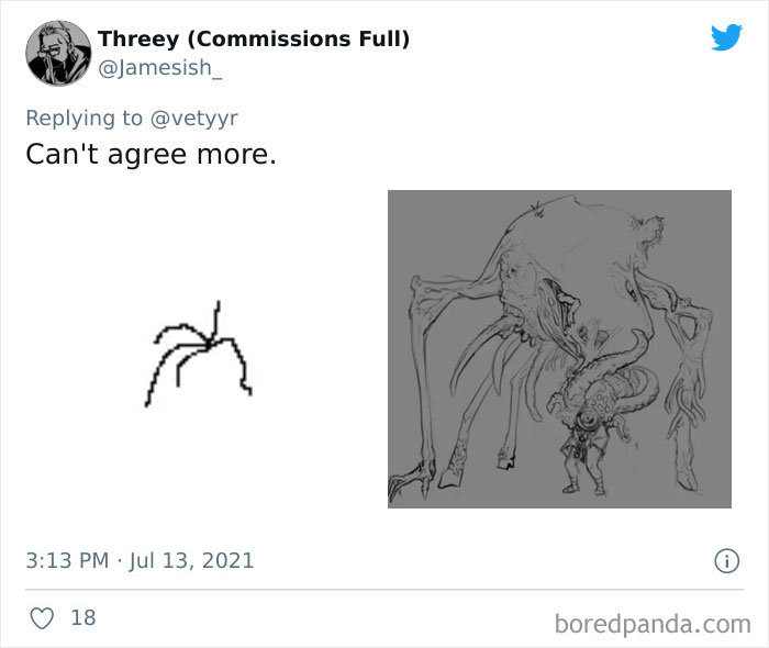 Artists Share What Sketches They Got From Their Clients Vs. What They Delivered And People Love Seeing The Comparison Artists Share What Sketches They Got From Their Clients Vs. What They Delivered And People Love Seeing The Comparison