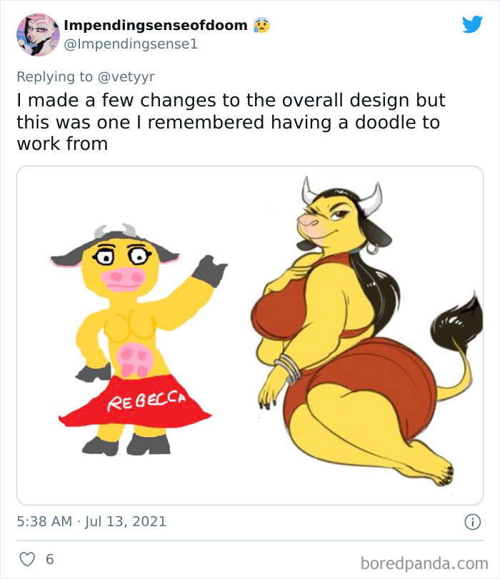 Artists Share What Sketches They Got From Their Clients Vs. What They Delivered And People Love Seeing The Comparison Artists Share What Sketches They Got From Their Clients Vs. What They Delivered And People Love Seeing The Comparison