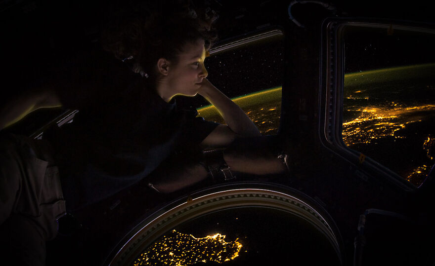 We Want To Bring Home The View Of Earth At Night From Space So We Created This