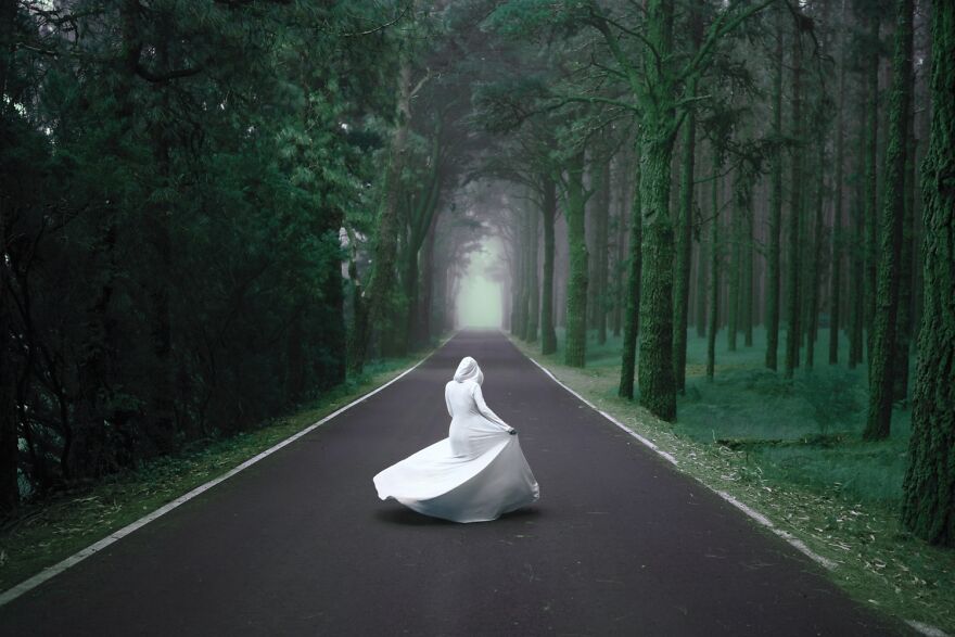 I Travelled Around Tenerife To Capture Surreal Self-Portraits