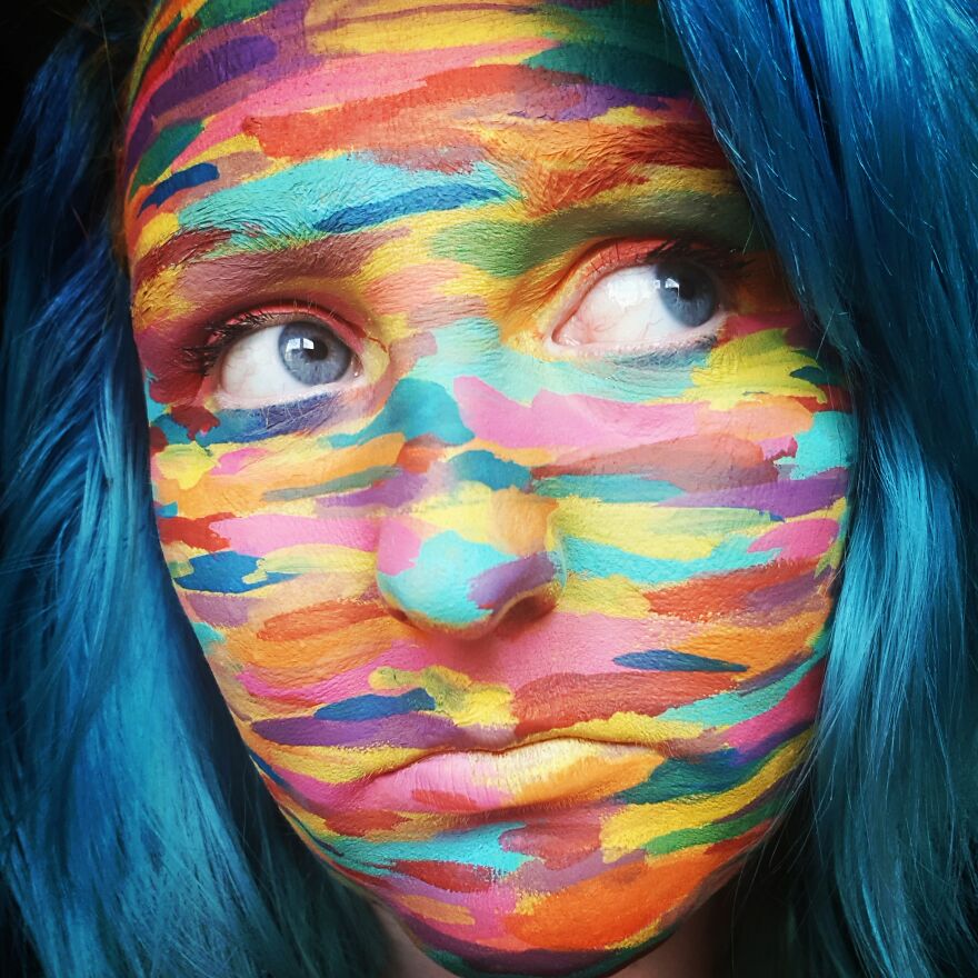 I Use My Face As A Canvas (40 Pics) I Use My Face As A Canvas (40 Pics)