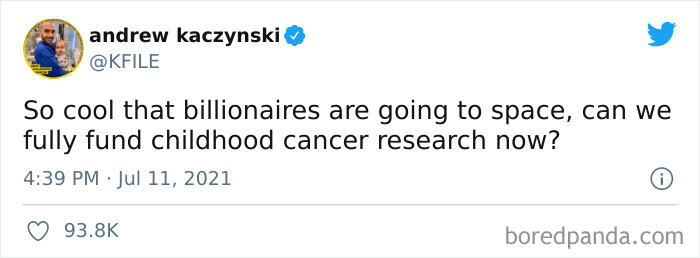 ‘They Could End World Hunger But Instead They Race For Space’: 30 Of The Most Honest Reactions To The Billionaire Space Race ‘They Could End World Hunger But Instead They Race For Space’: 30 Of The Most Honest Reactions To The Billionaire Space Race