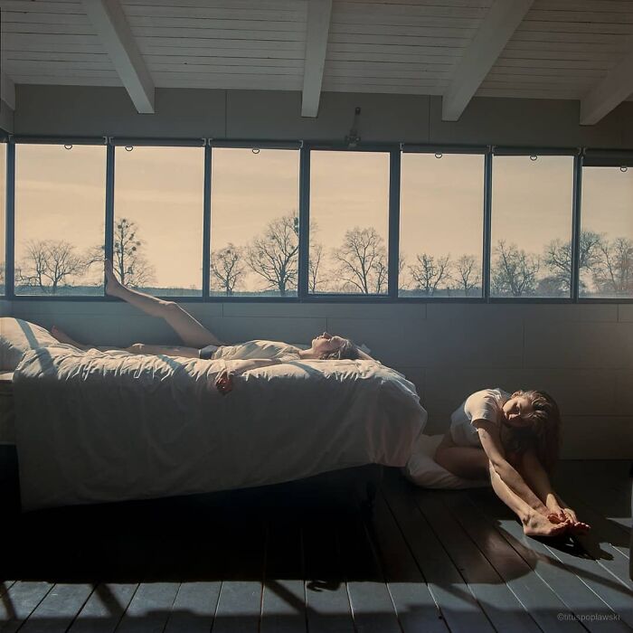 Photographer Uses An Analog Camera To Capture Eerie And Surreal Photos Of People (30 Pics)