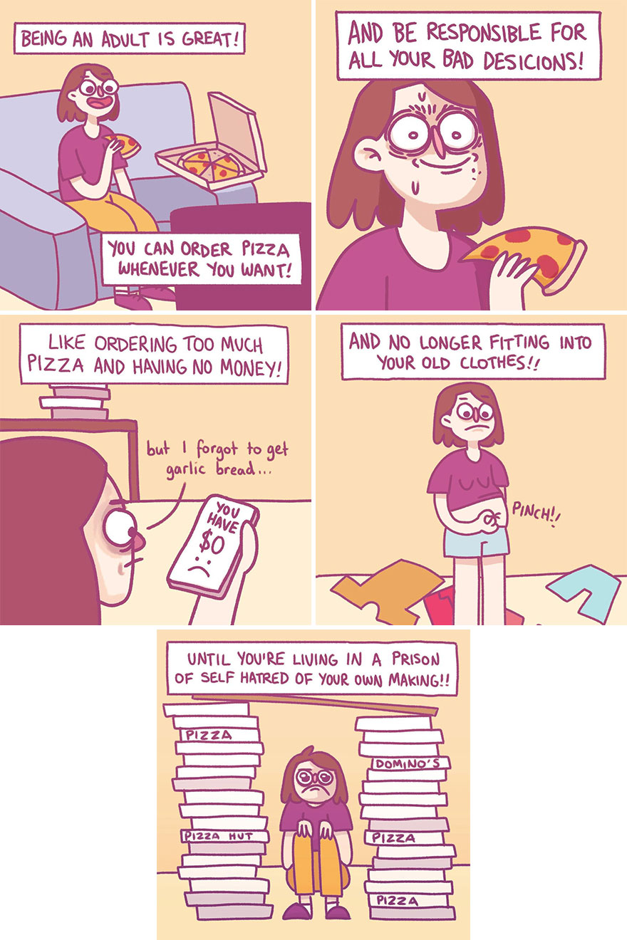 40 Relatable And Funny Comics This Artist Creates About Her Life, Mental Issues And Other Situations 40 Relatable And Funny Comics This Artist Creates About Her Life, Mental Issues And Other Situations