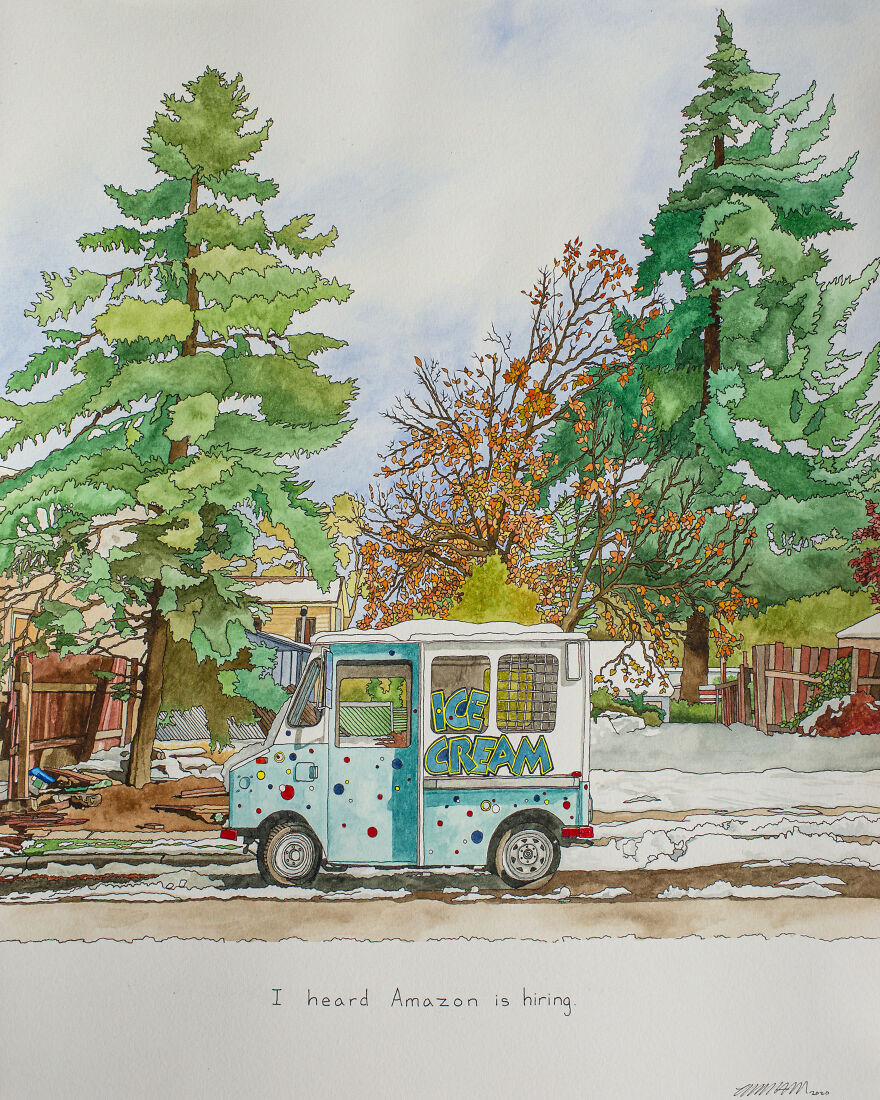 I Lost My Job In The Pandemic So I Started Drawing (28 Pics)