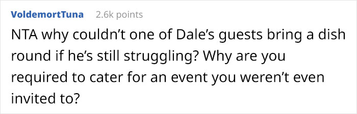 Woman Asks People Online If She’s Wrong For Telling Her Husband She Won’t Cook For His Grieving Friend Again Woman Asks People Online If She’s Wrong For Telling Her Husband She Won’t Cook For His Grieving Friend Again
