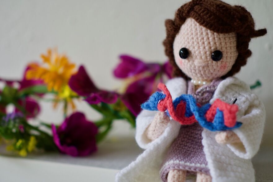 I Crochet Famous Women In Science To Create Role Models And Awareness (14 Pics)