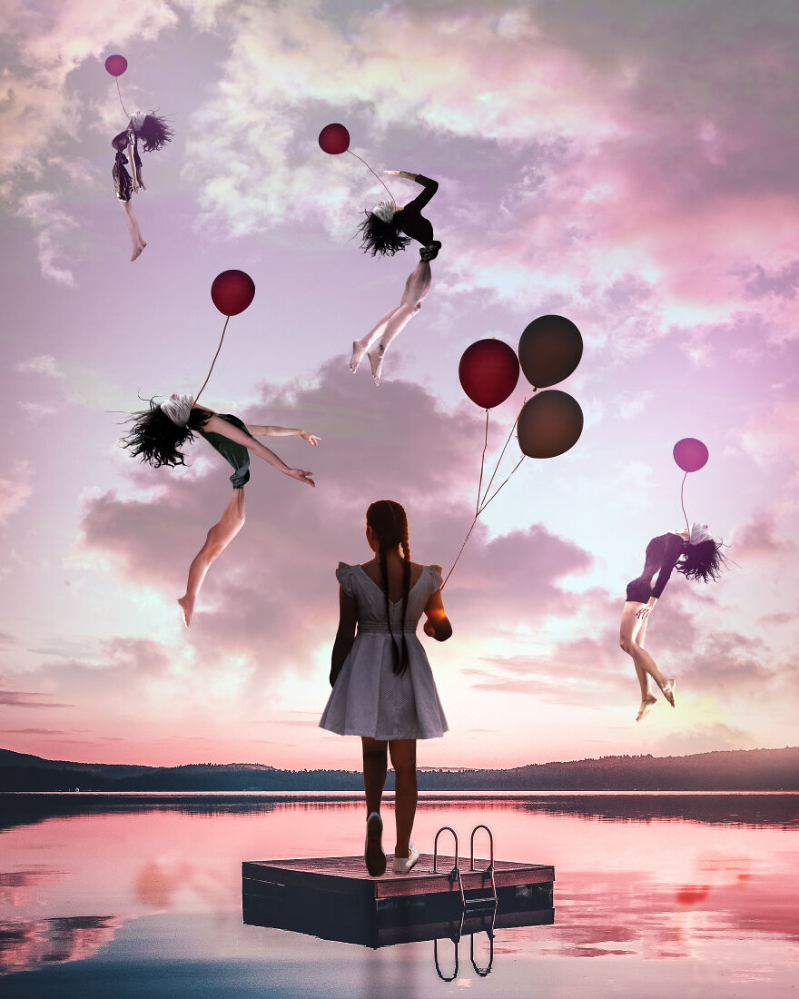 I Created 40 Surreal Art Pieces Trying To Better My Life