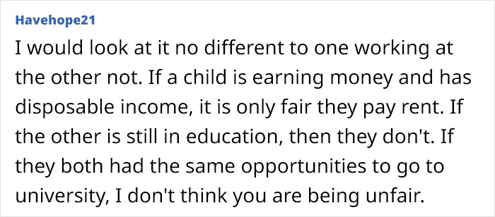 Mom Charges Her 17-Year-Old Daughter Over $16k A Year To Fund Her 18-Year-Old Son, Receives Backlash Online Mom Charges Her 17-Year-Old Daughter Over $16k A Year To Fund Her 18-Year-Old Son, Receives Backlash Online