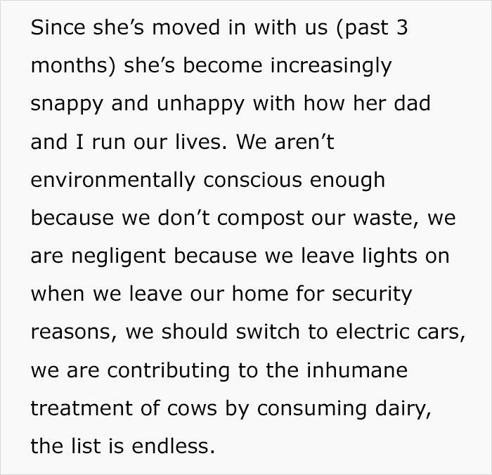 Vegan Stepdaughter Makes A Scene After Parents Refuse To Change Their Cat’s Diet To Vegan Vegan Stepdaughter Makes A Scene After Parents Refuse To Change Their Cat’s Diet To Vegan