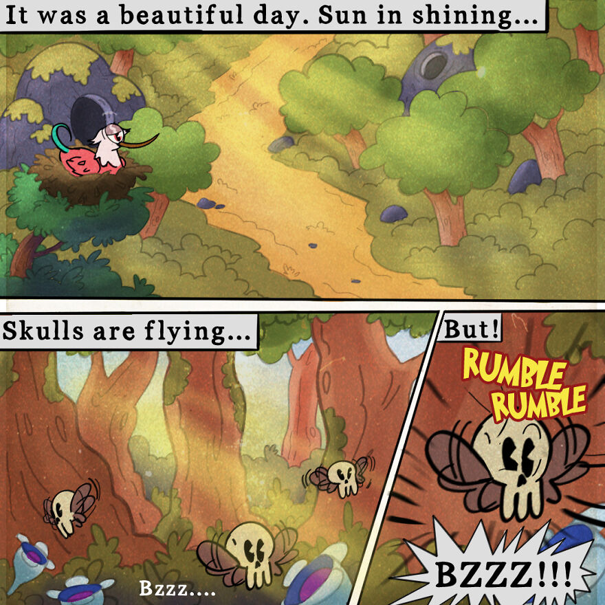 The First Two Episodes Of My Comic Called “The Ball”